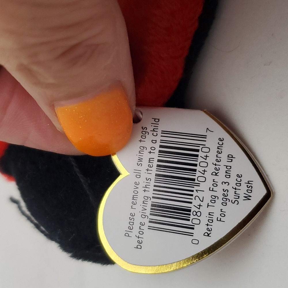 Lucky the Ladybug Beanie Baby - Picture 5 of 6